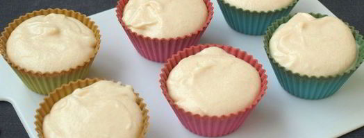 капкейки на молоке с белковым кремом. Шаг 6