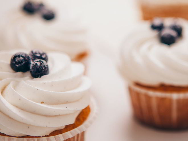 Рецепт капкейков со сливочным сыром