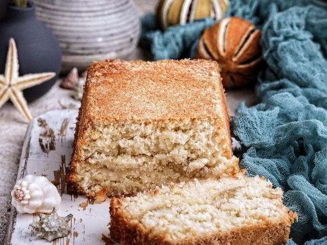Рецепт кекса кокосового новогоднего