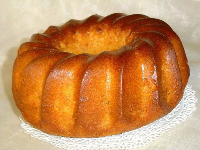 Рецепт кекса на сгущенных сливках