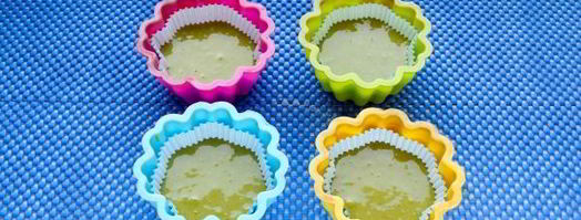 кексы с зеленым чаем. Шаг 13