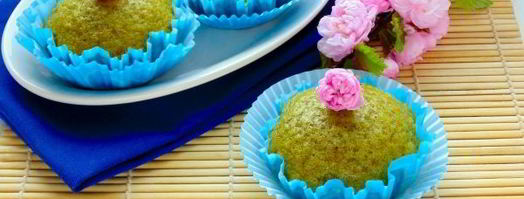 кексы с зеленым чаем. Шаг 17