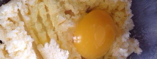 кокосовый кекс с вишней. Шаг 5