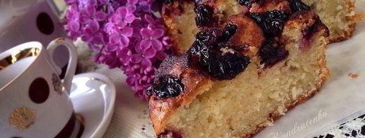 кокосовый кекс с вишней. Шаг 11