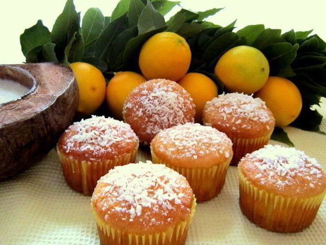 Рецепт лимонно-кокосовых кексы