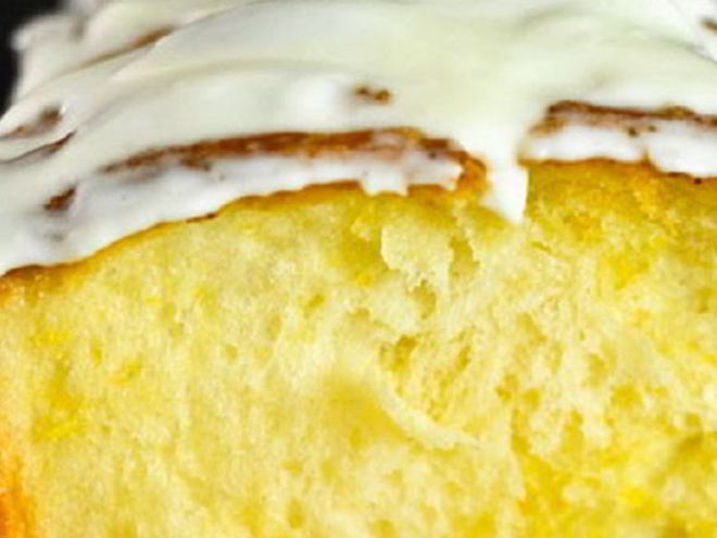 Рецепт лимонного кекса с глазурью