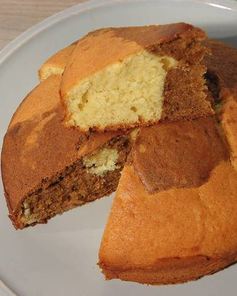 Мраморный кофейный кекс