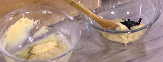 мраморный кофейный кекс. Шаг 8