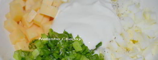 мясные кексы с начинкой. Шаг 3