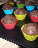 Овсяно-шоколадные кексы с бананом