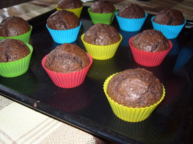 Рецепт овсяно-шоколадных кексы с бананом