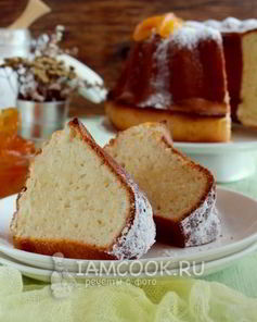 Пышный кекс на кефире