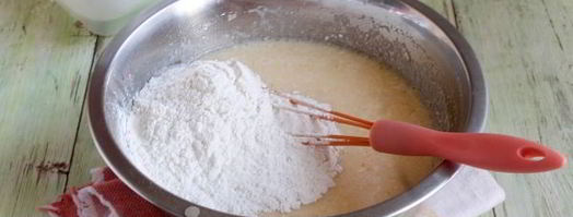 пышный кекс на кефире. Шаг 7