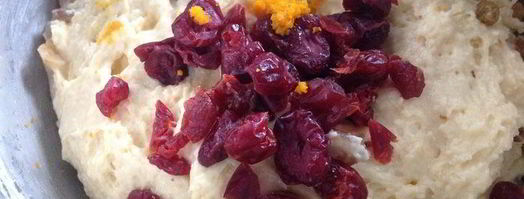 рождественский творожный кекс с сухофруктами и апельсиновым ароматом. Шаг 10