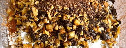 шоколадно-банановый кекс с кофе. Шаг 3