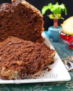 Шоколадно-банановый кекс