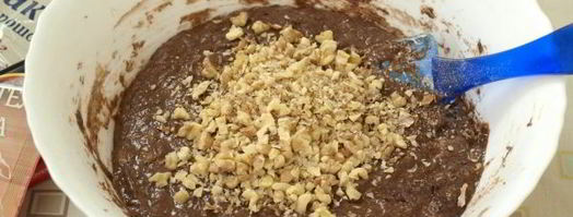 шоколадно-банановый кекс. Шаг 8