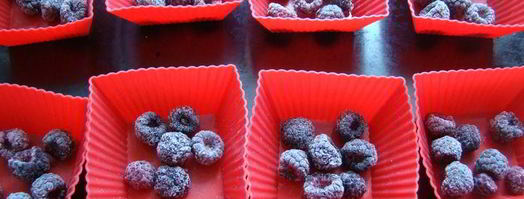 шоколадные кексы с ежевикой. Шаг 4