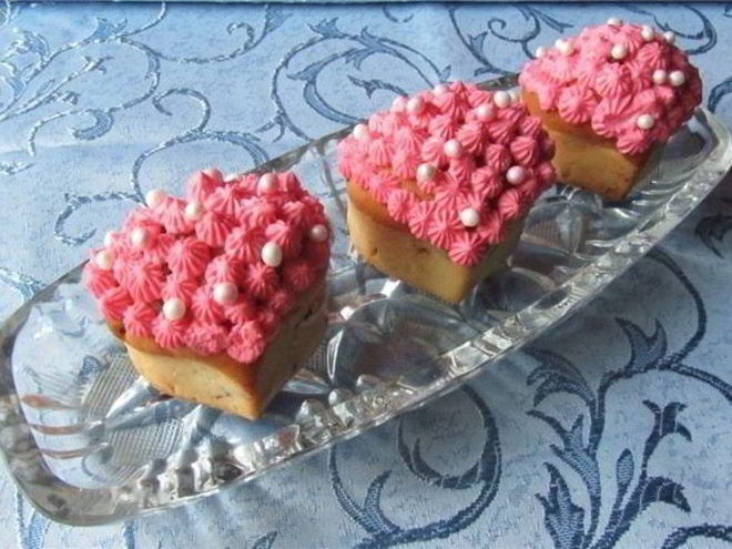 Рецепт сметанных кексов с клюквой