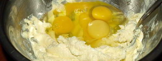 яблочный кекс с вяленой вишней. Шаг 4