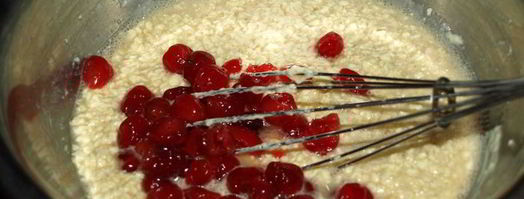 яблочный кекс с вяленой вишней. Шаг 6