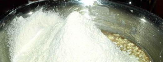 яблочный кекс с вяленой вишней. Шаг 7