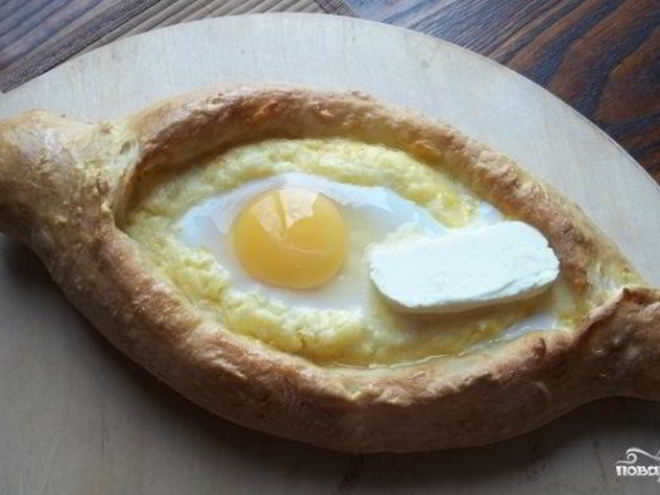 Рецепт аджарских хачапури лодочка