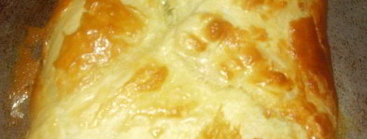 быстрое хачапури три сыра. Шаг 12