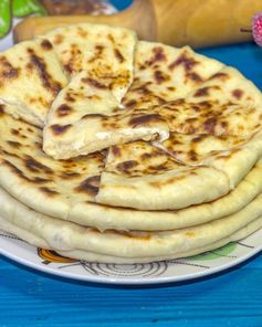 Хачапури на кефире на сковороде