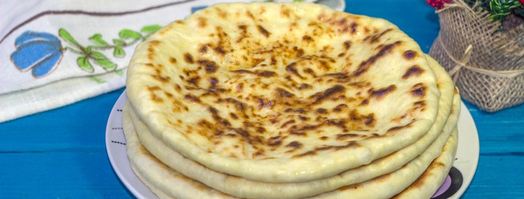 хачапури на кефире на сковороде. Шаг 16