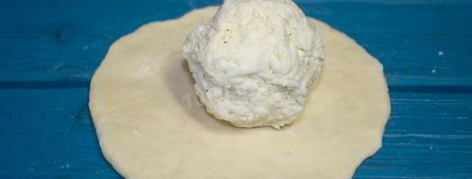 хачапури на кефире на сковороде. Шаг 11