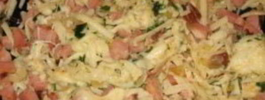 хачапури с ветчиной и сыром. Шаг 4