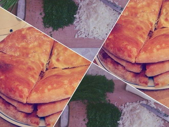 Рецепт хачапури с зеленью