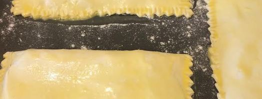 слоеный хачапури с ветчиной. Шаг 5