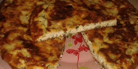 Сыр-хачапури на сковородке