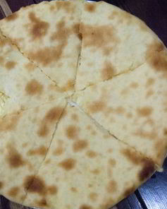 Золотистый хачапури из лаваша