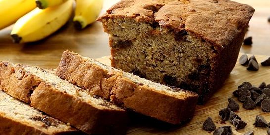 Банановый хлеб с шоколадом