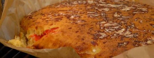 домашний хлеб на кефире с запеченным перцем и медом. Шаг 9