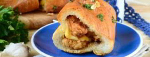 фаршированный багет восторг. Шаг 12