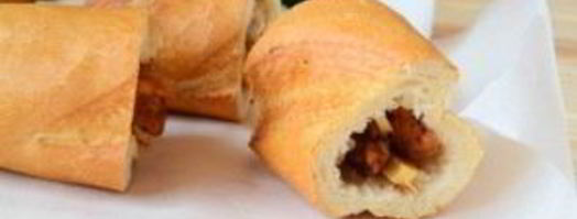 фаршированный багет восторг. Шаг 7