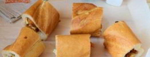 фаршированный багет восторг. Шаг 8