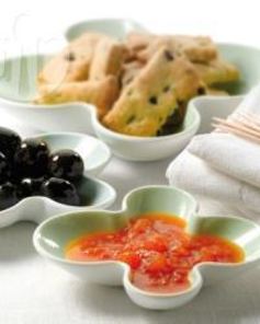 Итальянский хлеб с маслинами