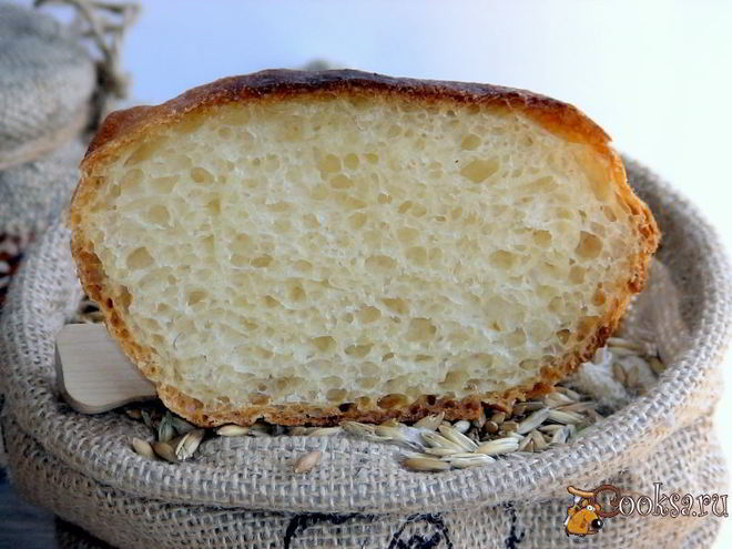 Рецепт хлеба без замеса в кастрюле