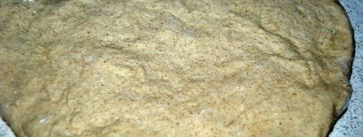 хлеб из пшенично-ржаного теста с беконом и луком. Шаг 4