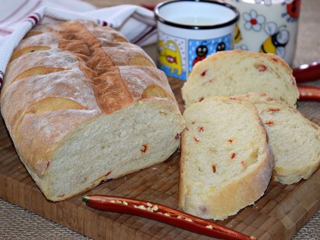 Рецепт хлеба с перцем чили