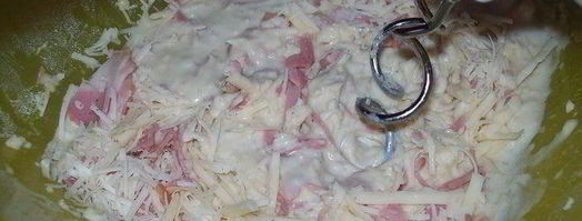 хлеб с сыром и ветчиной. Шаг 6