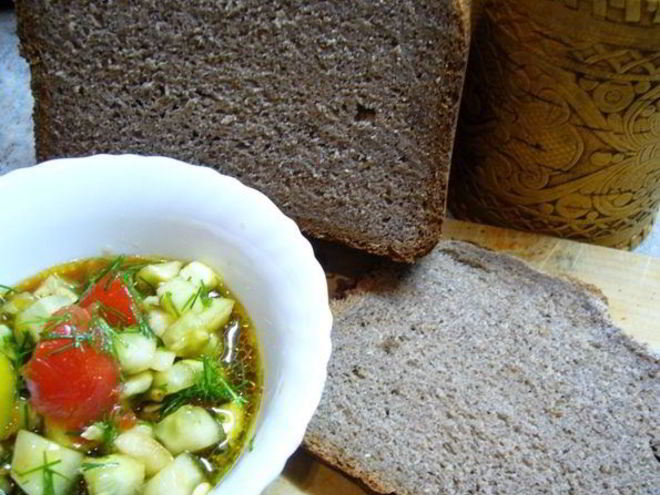 Рецепт хлебушка из цельнозерновой и льняной муки