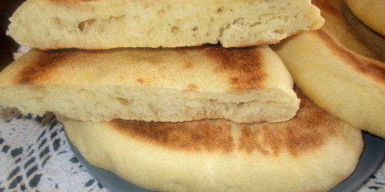 Марокканский хлеб на сковороде