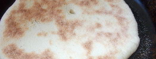 марокканский хлеб на сковороде. Шаг 6