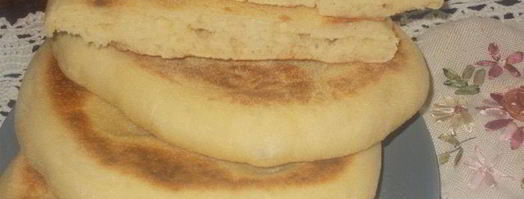 марокканский хлеб на сковороде. Шаг 7